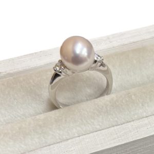 Pt900 プラチナ リング パール ジュエリー 貴金属