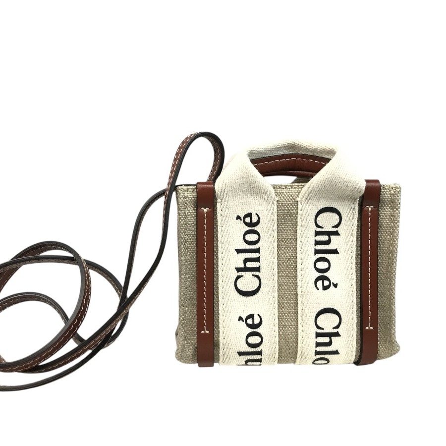 Chloe WOODY Nano Tote bag クロエ トートバッグ