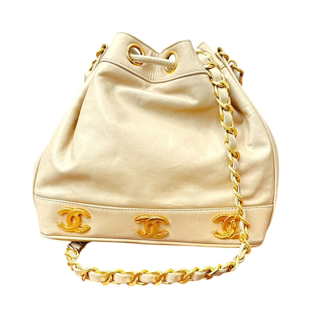CHANEL 巾着バッグ トリプルココ