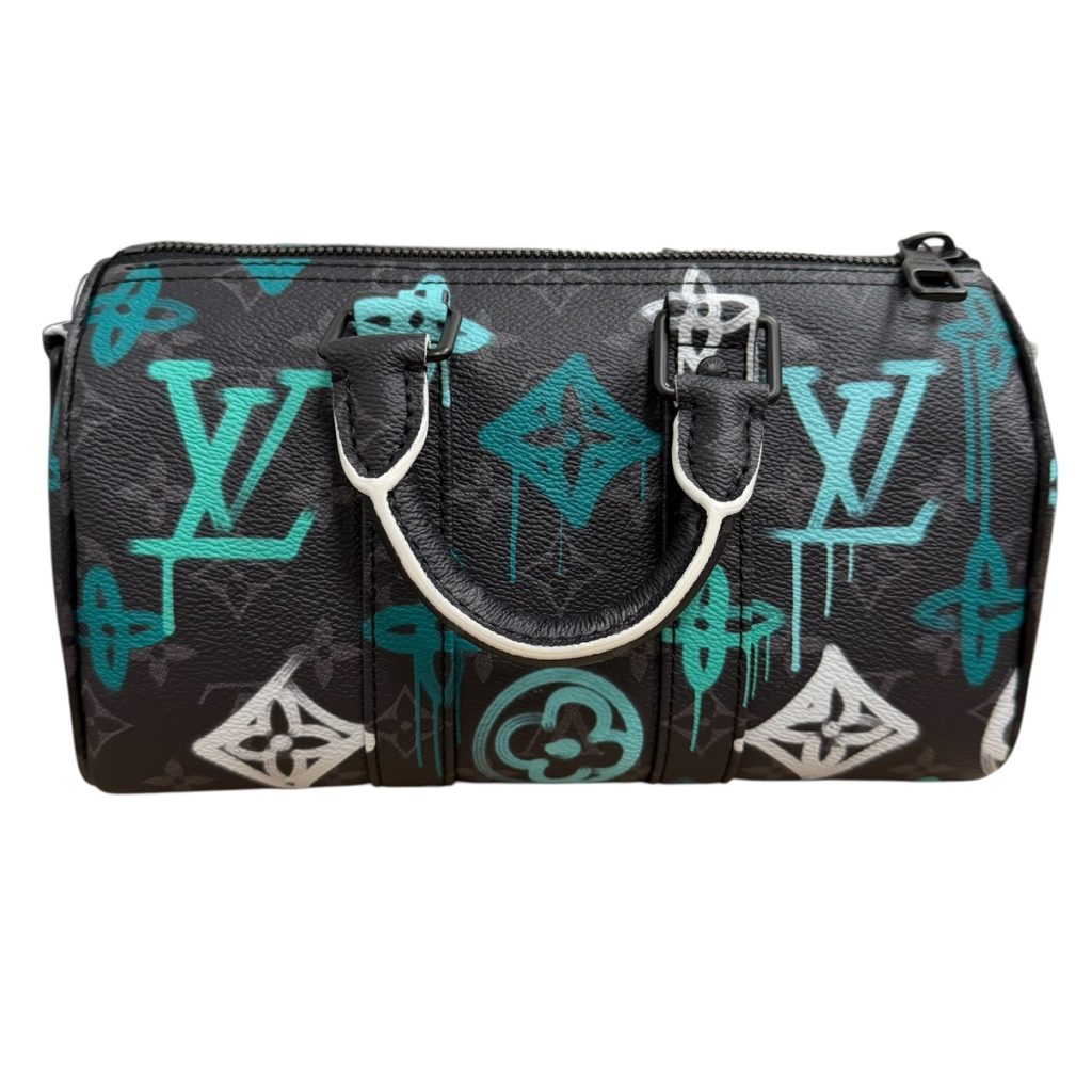 Louis Vuitton ルイヴィトン キーポルバンドリエール25 モノグラムエクリプスグラフィティ南陽市