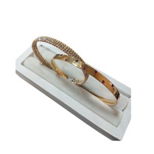 【K18Pt850アクセサリー】18金・プラチナ850・メレダイヤモンド・ルビー・ジュエリー・宝石・貴金属・ブレスレット