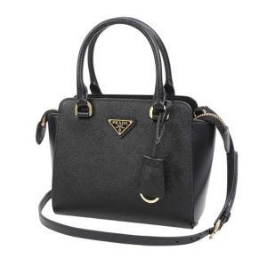【PRADA (プラダ)】サフィアーノ レザー ミニバッグ