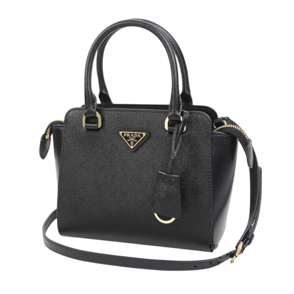 【PRADA (プラダ)】サフィアーノ レザー ミニバッグ