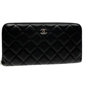 CHANEL シャネル マトラッセ 長財布 ラムスキン