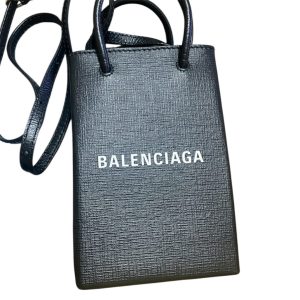 BALENCIAGA(バレンシアガ)Mini Shopping Bag  カーフスキン ブラック