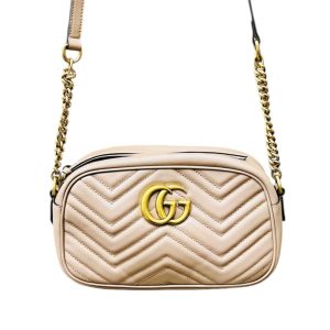 GUCCI(グッチ) マーモント キルティング チェーンショルダーバッグ