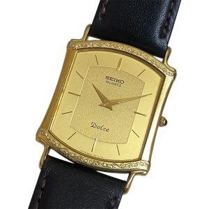 セイコー SEIKO クォーツ ドルチェ 14K 9520-5070 時計