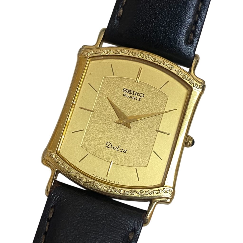 セイコー SEIKO クォーツ ドルチェ 14K 9520-5070 時計