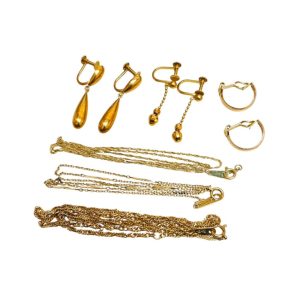 K18　18金　ネックレス　イヤリング　まとめ