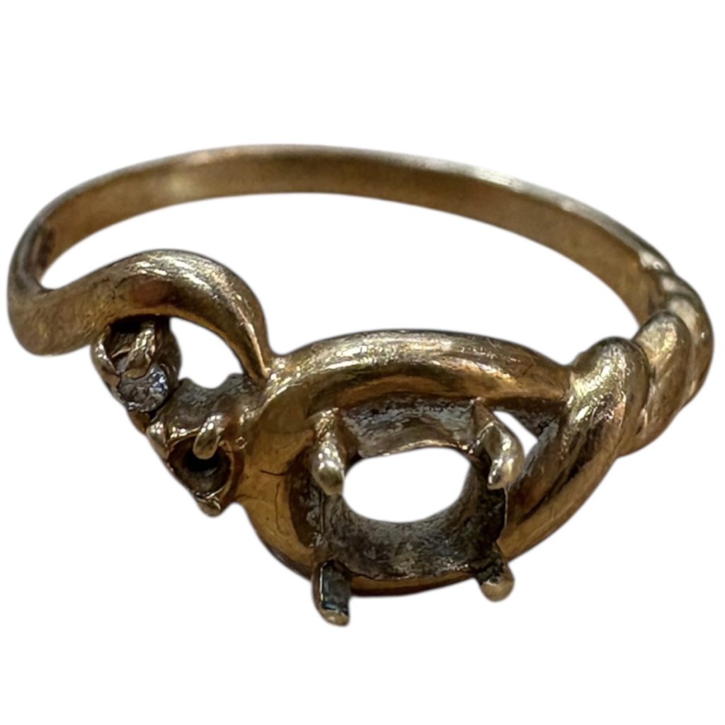 K9（9金）石取れリング