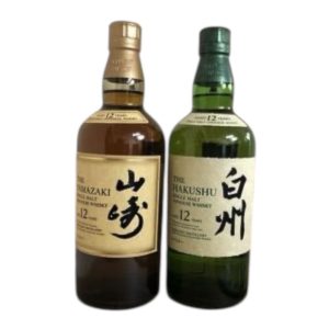 山崎12年&白州12年 (箱無し)