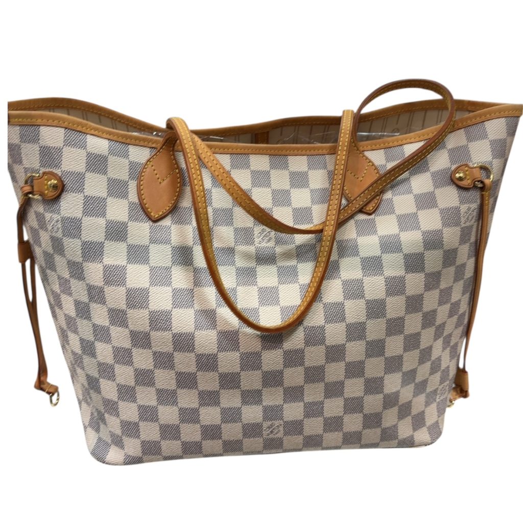 ルイヴィトン LOUISVUITTON ダミエ アズール ネヴァーフルMM N51107