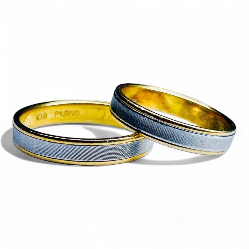 K18 PT900 ペアリング