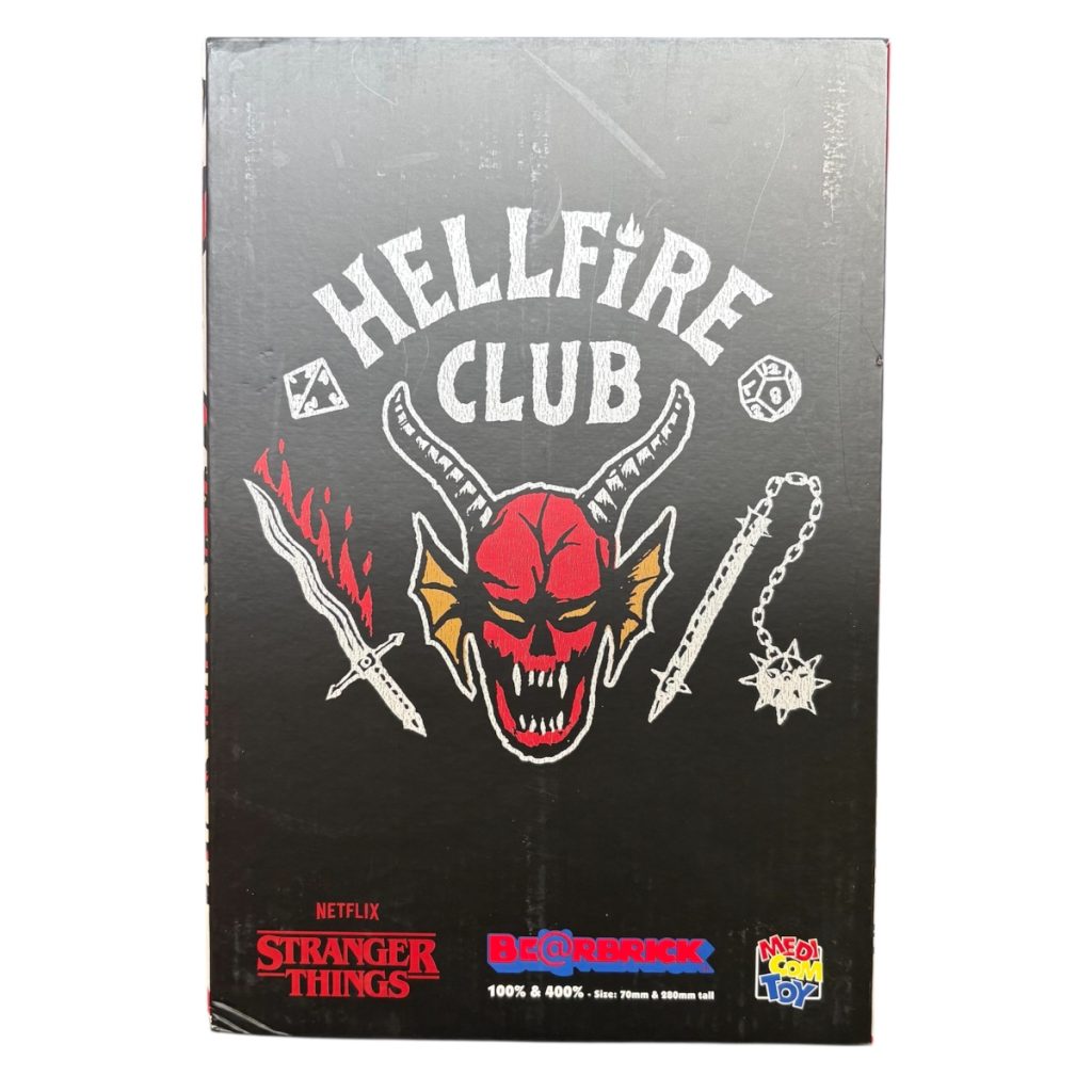 BE@RBRICK STRANGER THINGS HELLFIRE CLUB 100%&400%