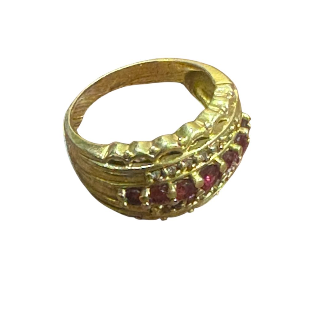 K18 ルビーリング