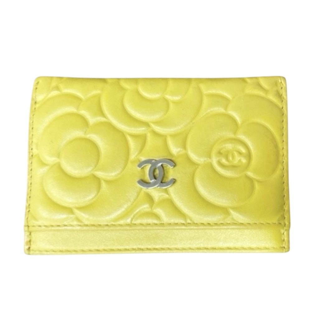 CHANEL シャネル カメリア 二つ折り財布