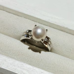 【Pt900リング】プラチナ900・パール・真珠・貴金属・アクセサリー・ジュエリー