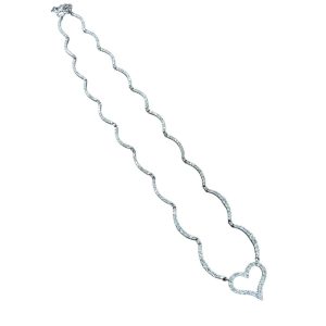Pt900Pt850ネックレス ダイヤモンド3ct