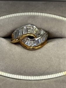 K18 メレダイヤリング