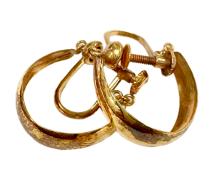 イヤリング　アクセサリー　金　K18　18金