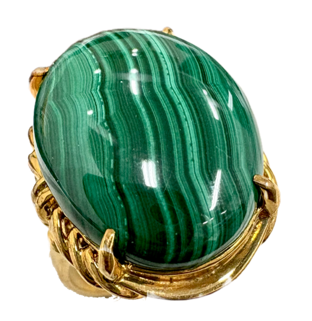 指輪 リング アクセサリー 金 K18 18金 天然石 マカライト