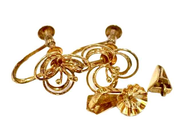 イヤリング ピアス アクセサリー 金 K18 18金