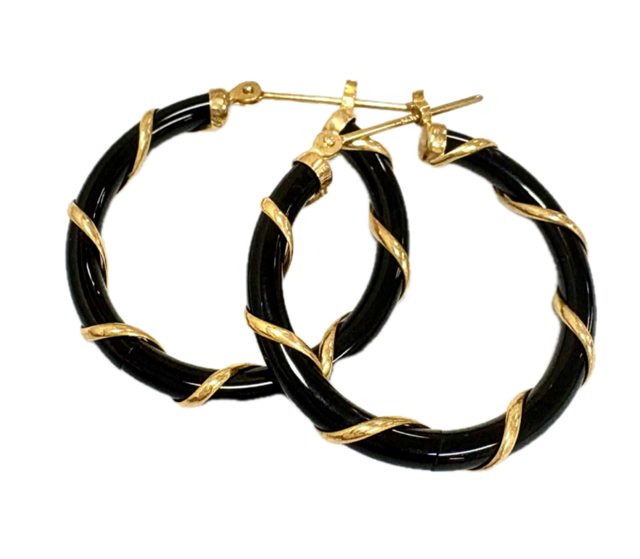 ピアス イヤリング アクセサリー 金 K18 18金 天然石 オニキス