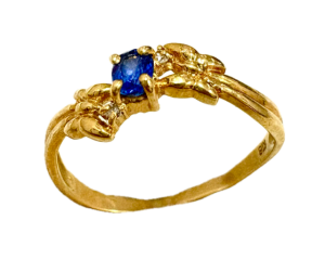 指輪 リング アクセサリー 金 K18 18金 宝石 サファイア