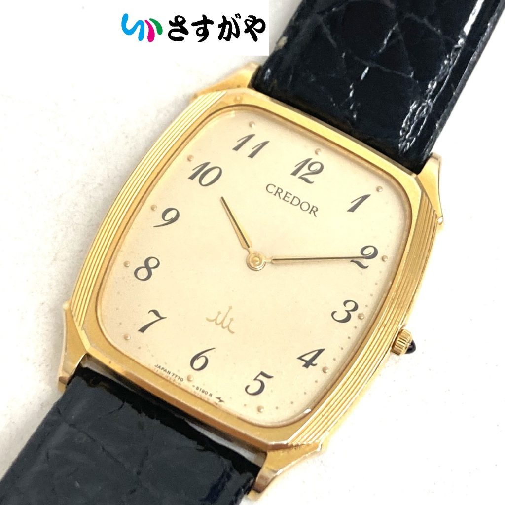 クレドール クォーツ 腕時計 7770-5180