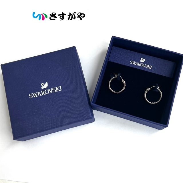 SWAROVSKI スワロフスキー フープ ピアス アクセサリー