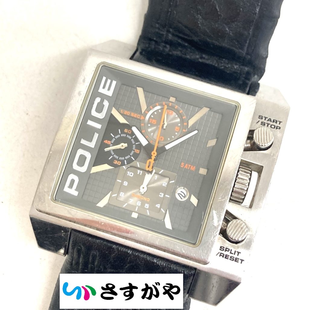 ポリス クロノ スクエアフェイス 12175J