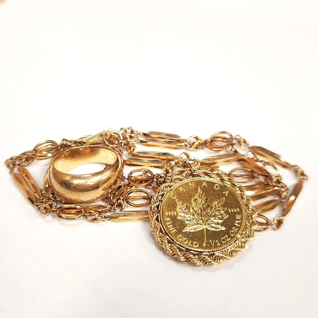 24金 (K24)コイン 18金 (K18) リング ネックレス コイン枠 貴金属 | 根室市