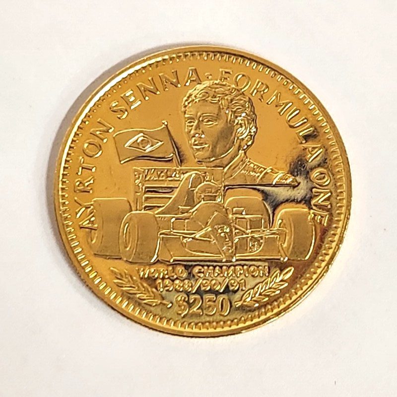 アイルトン・セナ チャンピオン記念金貨|伊勢崎市連取町