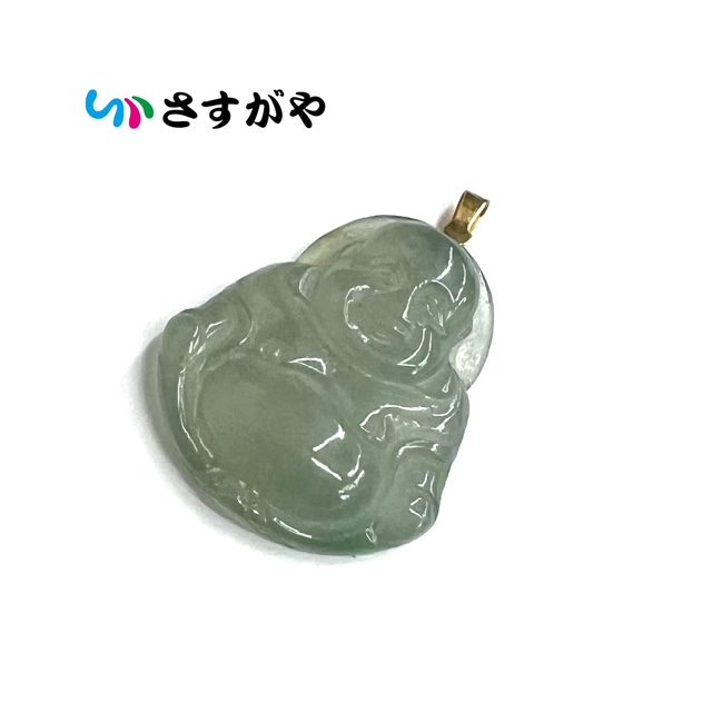 翡翠 ペンダント トップ K18金具 ヒスイ アクセサリー