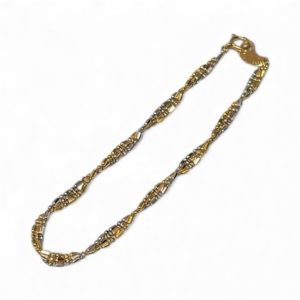 K18/Pt850 ブレスレット 石なし 18金 プラチナ アクセサリー