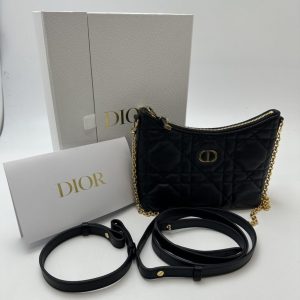 DIOR カロ ミニポーチ チェーン付き