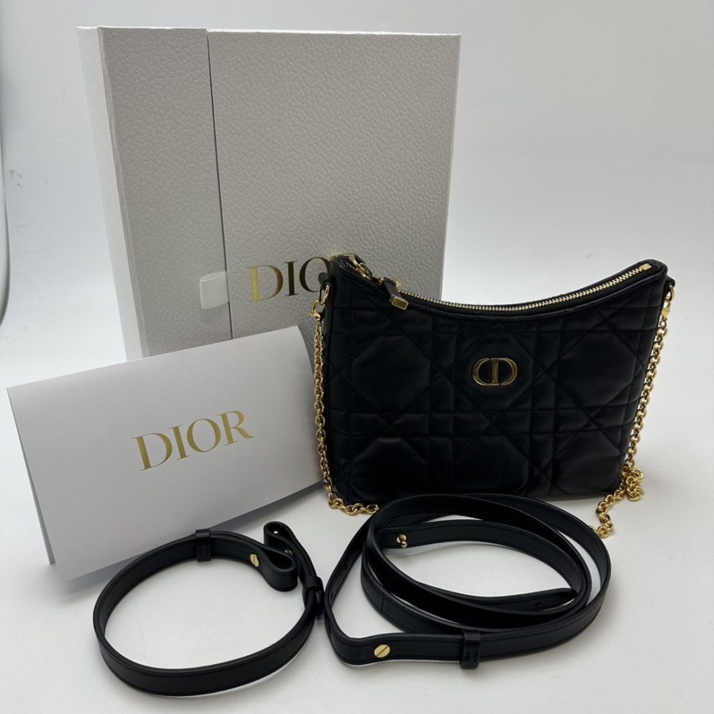 DIOR カロ ミニポーチ チェーン付き