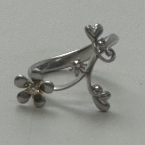 Pt900　メレダイヤ付き　リング