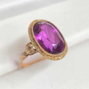 K18 アメジストリング