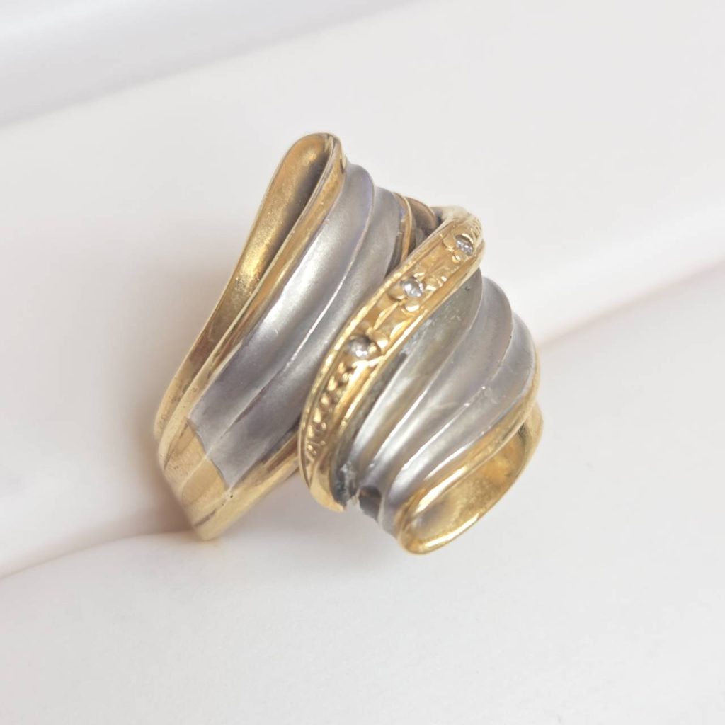 K18 × Pt900 コンビリング