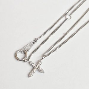 Pt850 メレダイヤネックレス