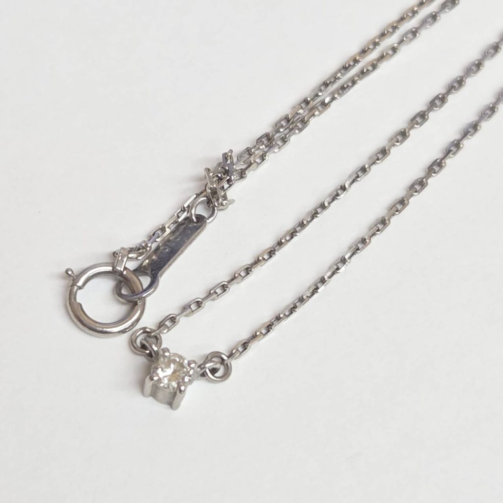 Pt850 ダイヤネックレス