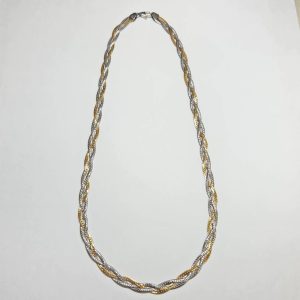 K18 × Pt850 コンビネックレス