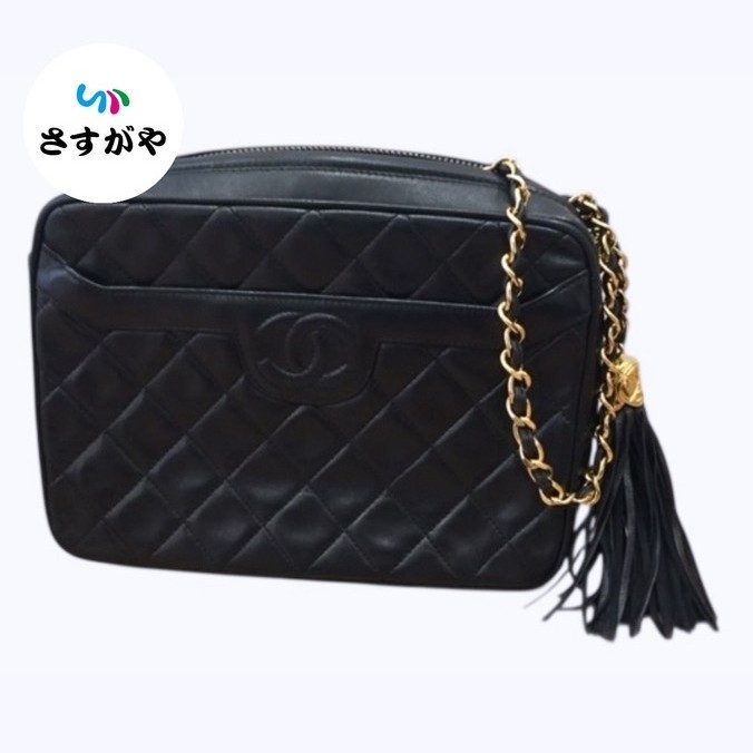 CHANEL マトラッセ フリンジチェーンショルダー