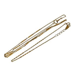 K18 まとめ 石なし ネックレス ブレスレット 18金 アクセサリー