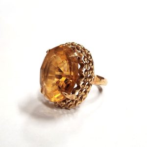 18金 (K18) リング シトリン 指輪 ゴールド 貴金属 | 根室市花咲町