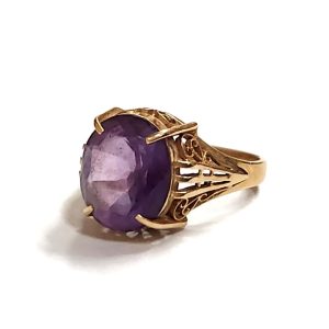 18金 (K18) リング アメジスト ジュエリー 指輪 | 根室市清隆町