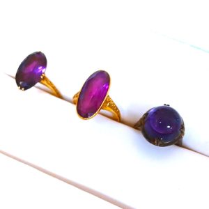 【K18 リング】18金・アメジスト・指輪・貴金属・アクセサリー