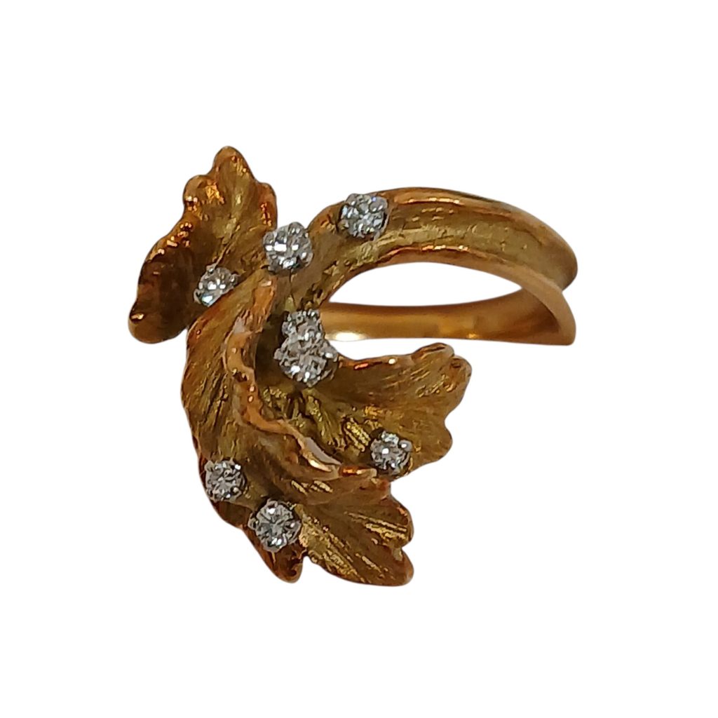 【K18Pt900リング】18金・プラチナ900・貴金属・アクセサリー・ジュエリー・ダイヤモンド・指輪