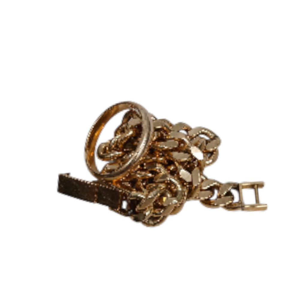 18金のブレスレットとリングをお買取しました！適正、安心価格はさすがや！ K18リング K18喜平ブレスレット